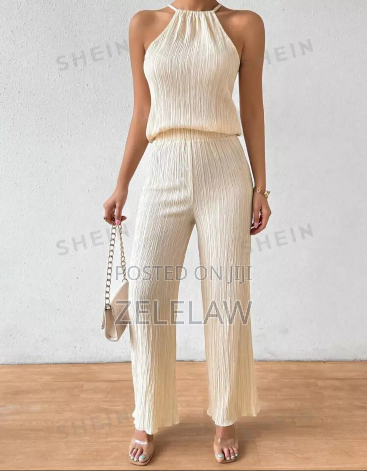 Top + Straight Pant Set