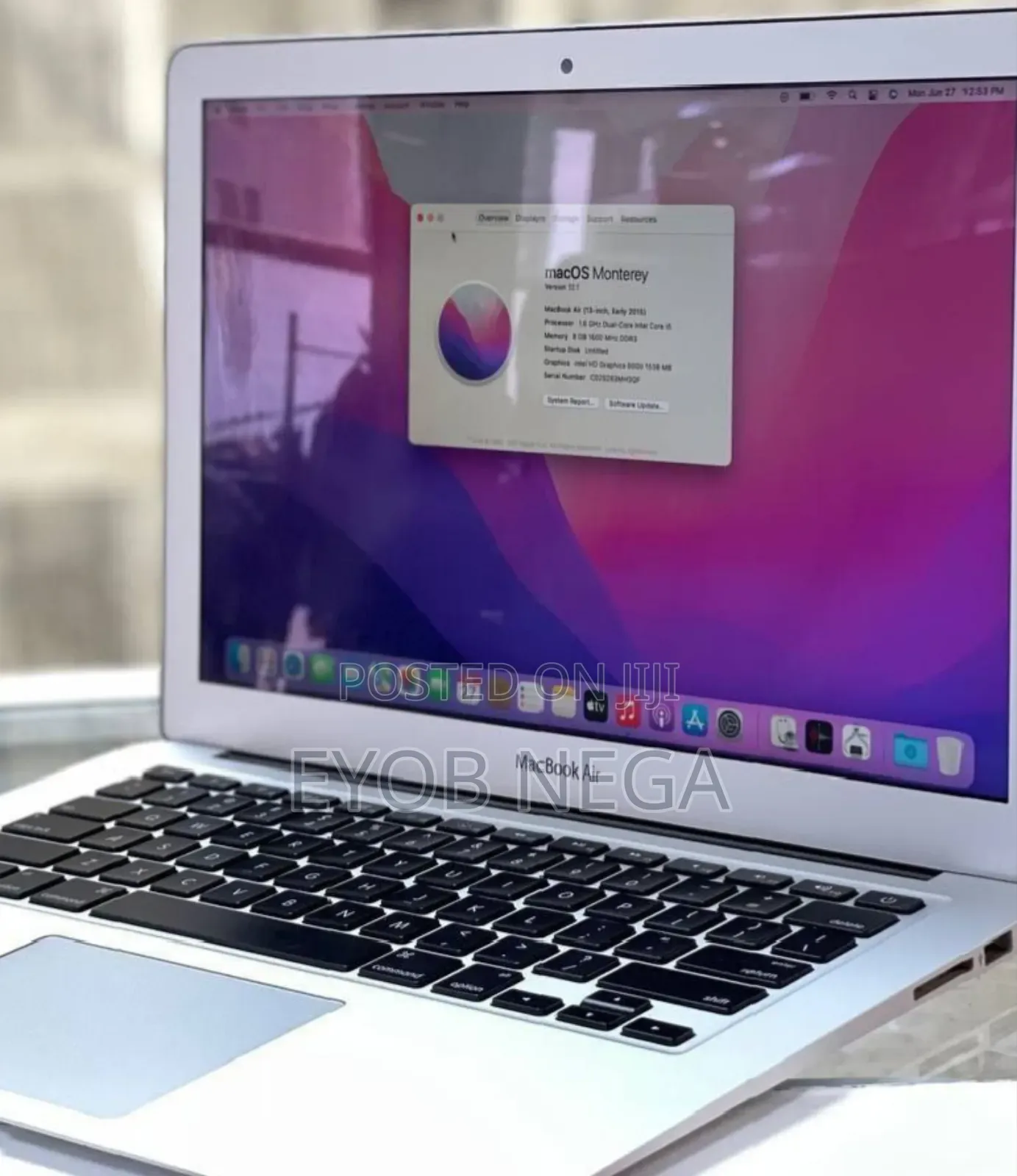 New Laptop Apple MacBook Air 2017 8GB Intel Core I5 SSD 256GB