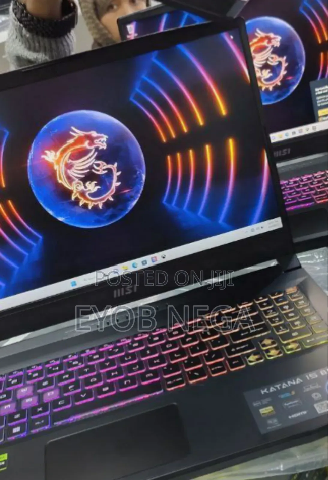 New Laptop MSI GE66 Raider 16GB Intel Core I7 SSD 1T