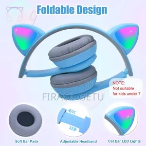 Cute Cat Wireless Headphone