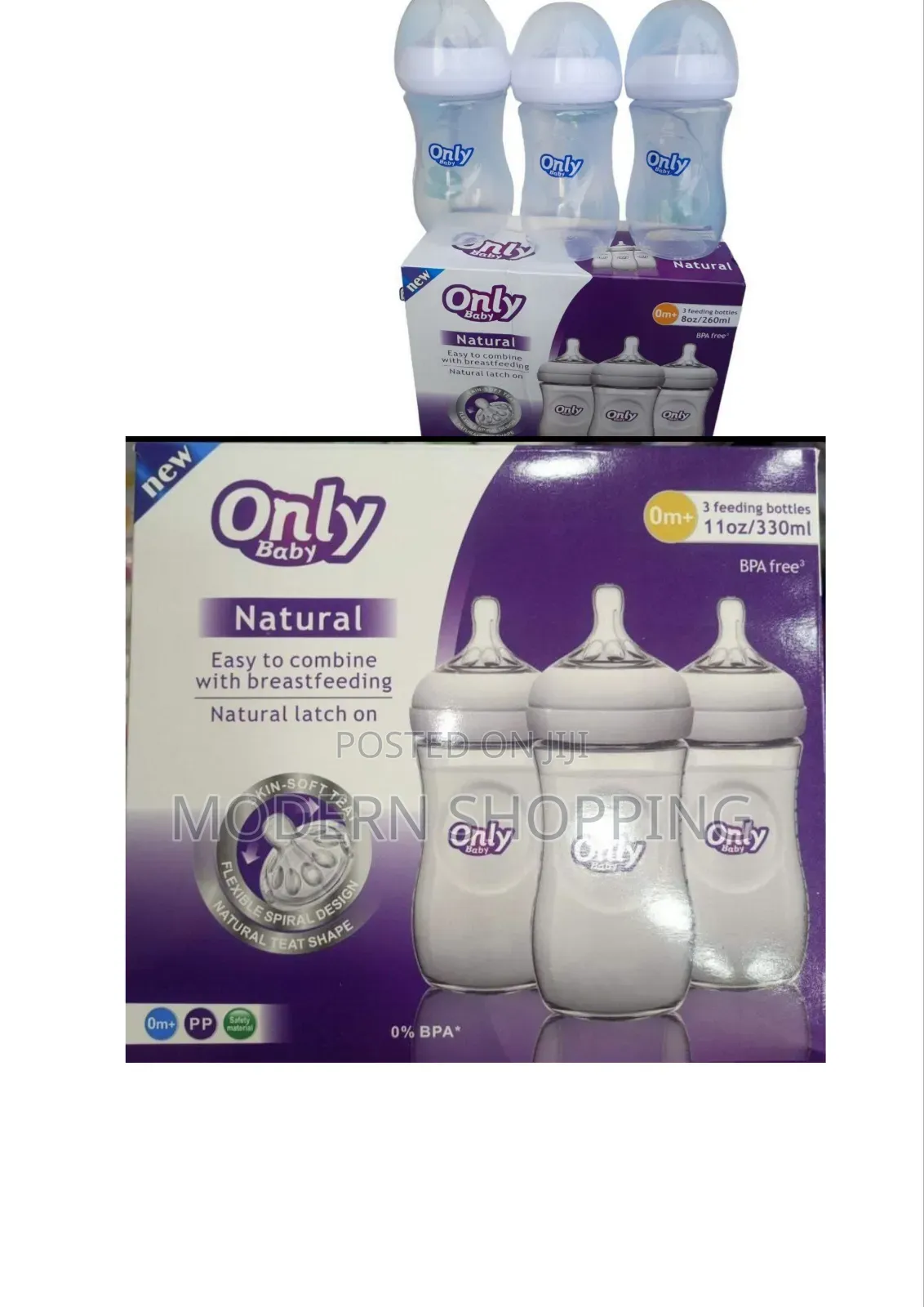 3 Pc Only Baby Feeding Bottles