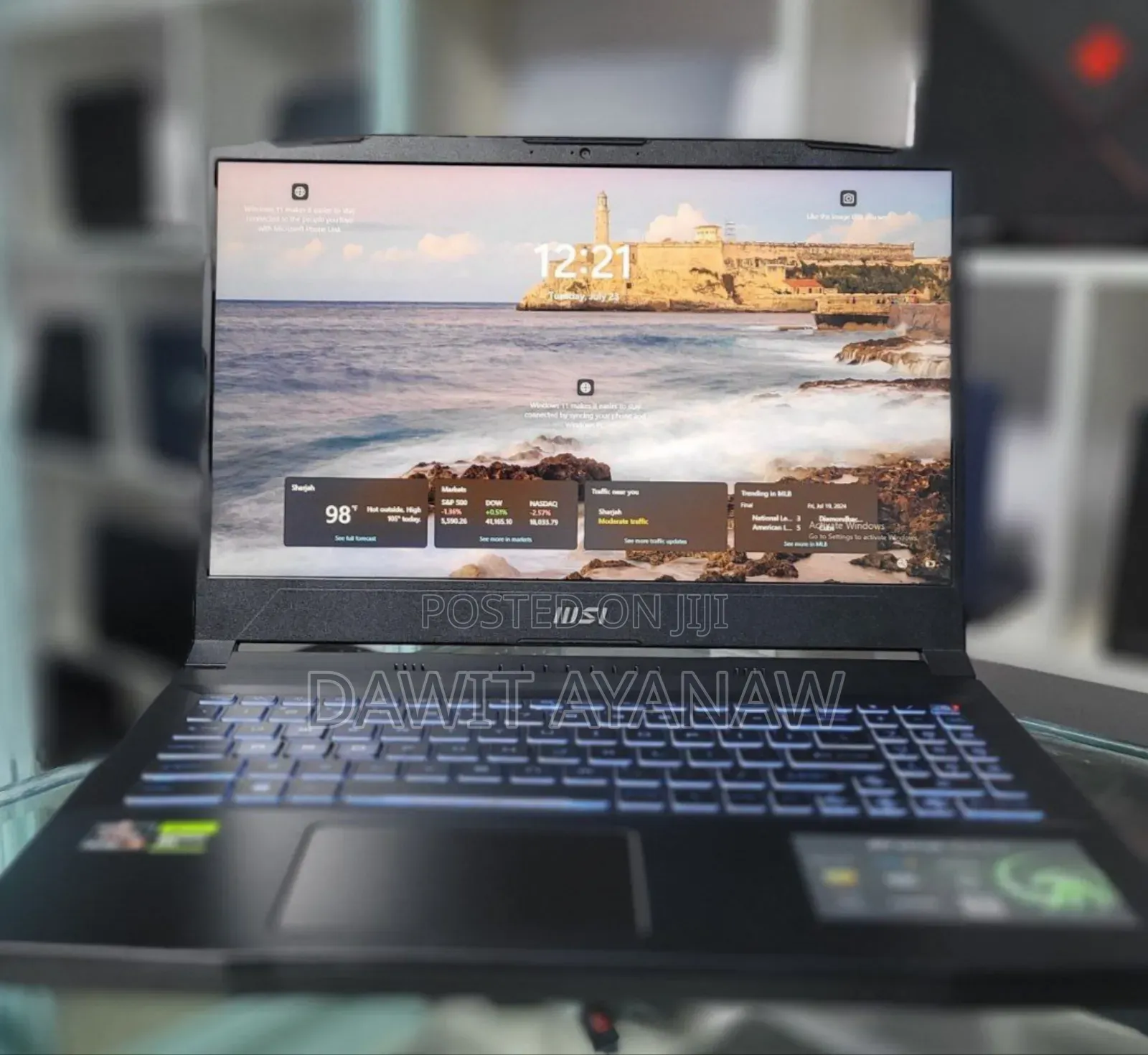 New Laptop MSI 16GB AMD Ryzen 5 SSD 512GB