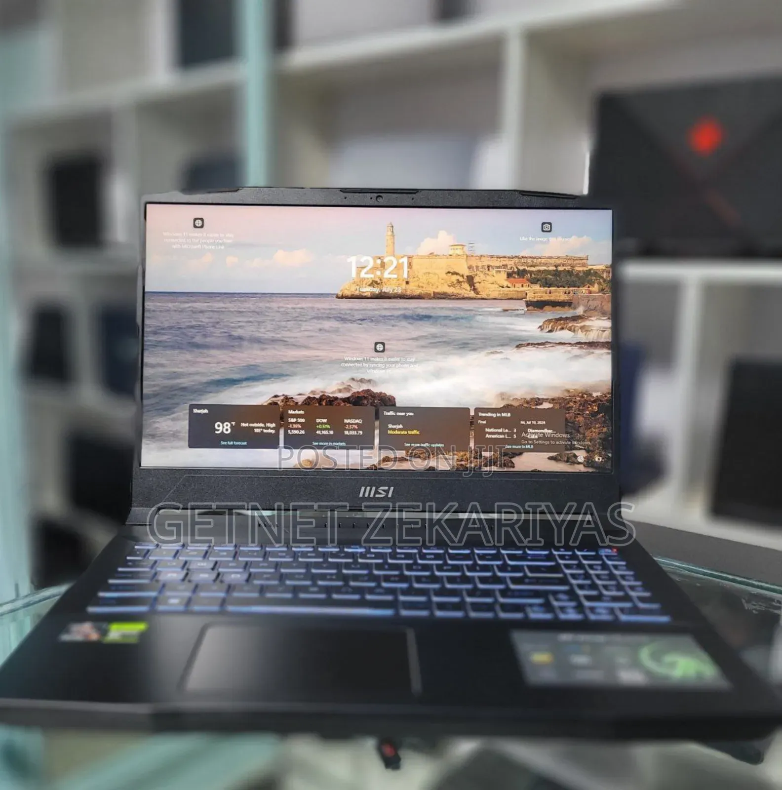 New Laptop MSI 16GB AMD Ryzen 5 SSD 512GB