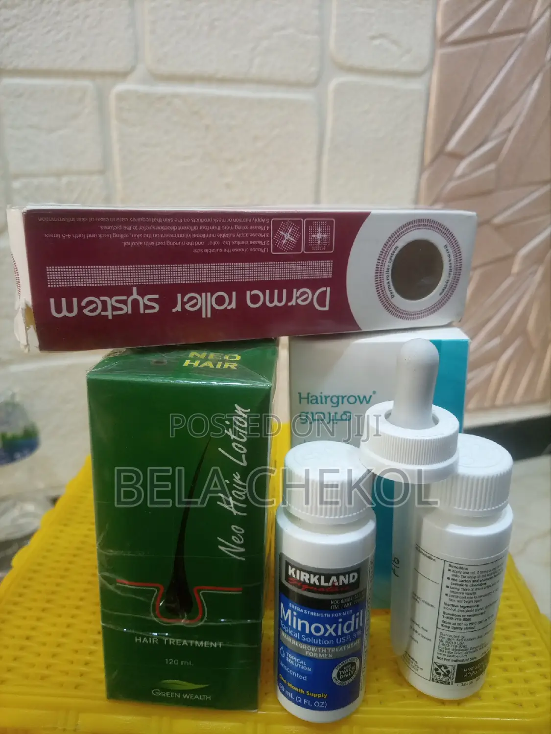 Minoxidil and Derma Roller System