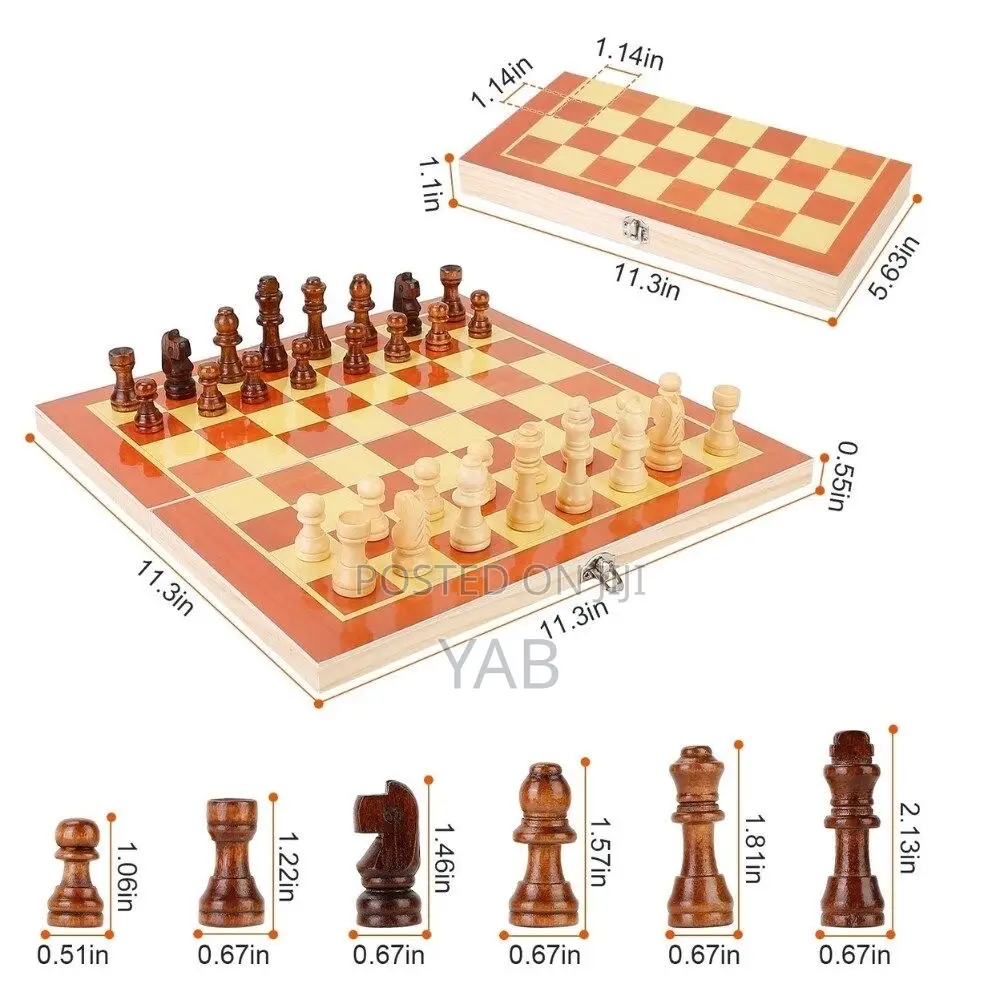 Wooden Chessboard Large