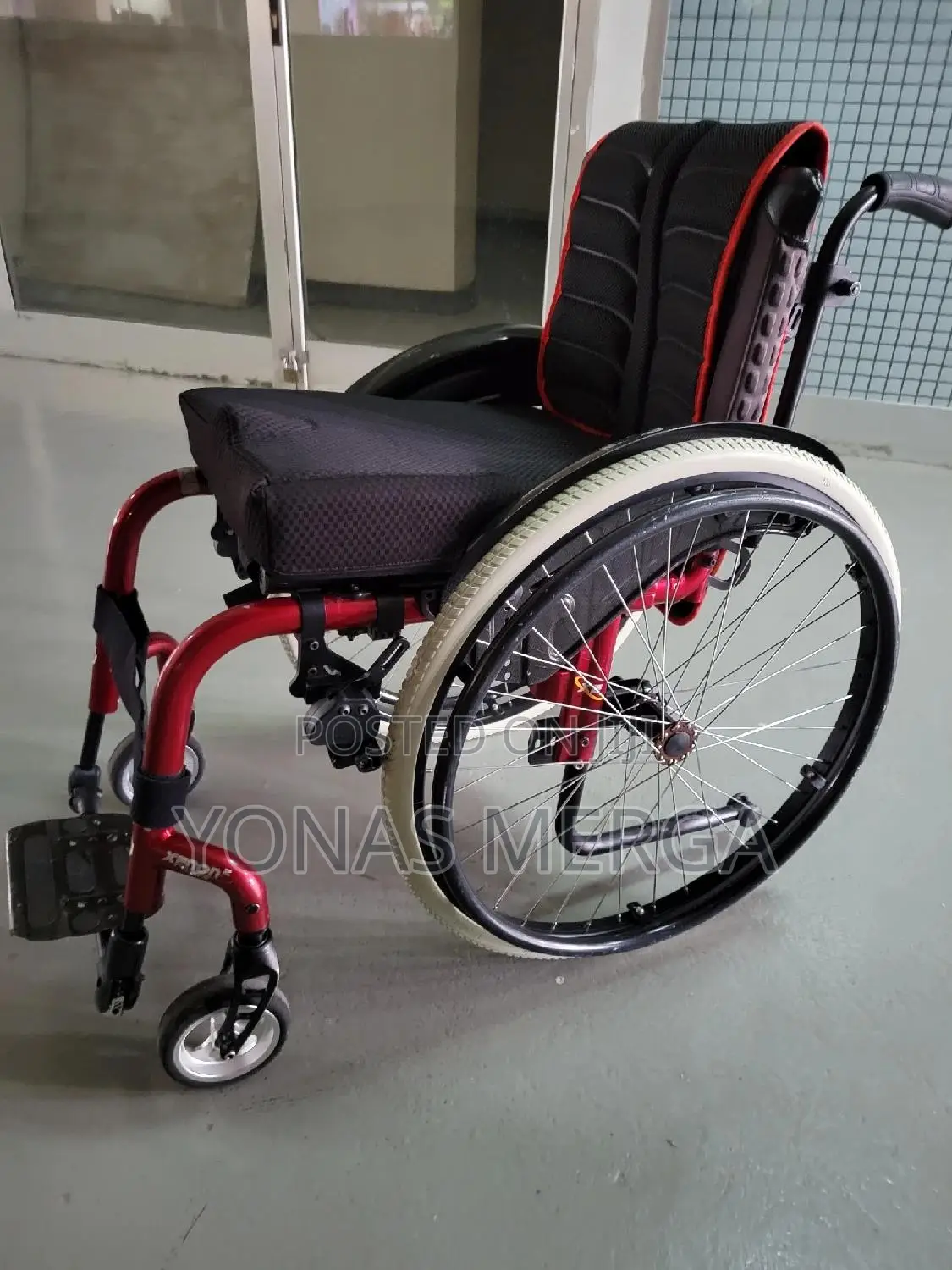 WHEELCHAIR BASIC POWDER/Both Style Durability/Folded Easily