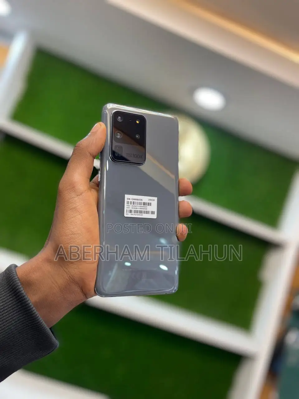 New Samsung Galaxy S20 Ultra 5G 256 GB Silver