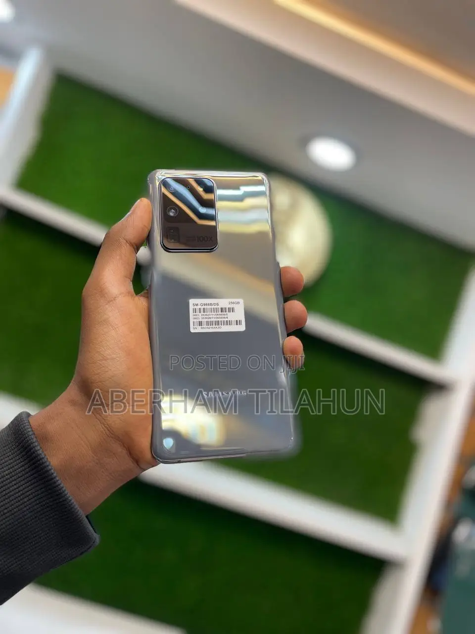 New Samsung Galaxy S20 Ultra 5G 256 GB Silver