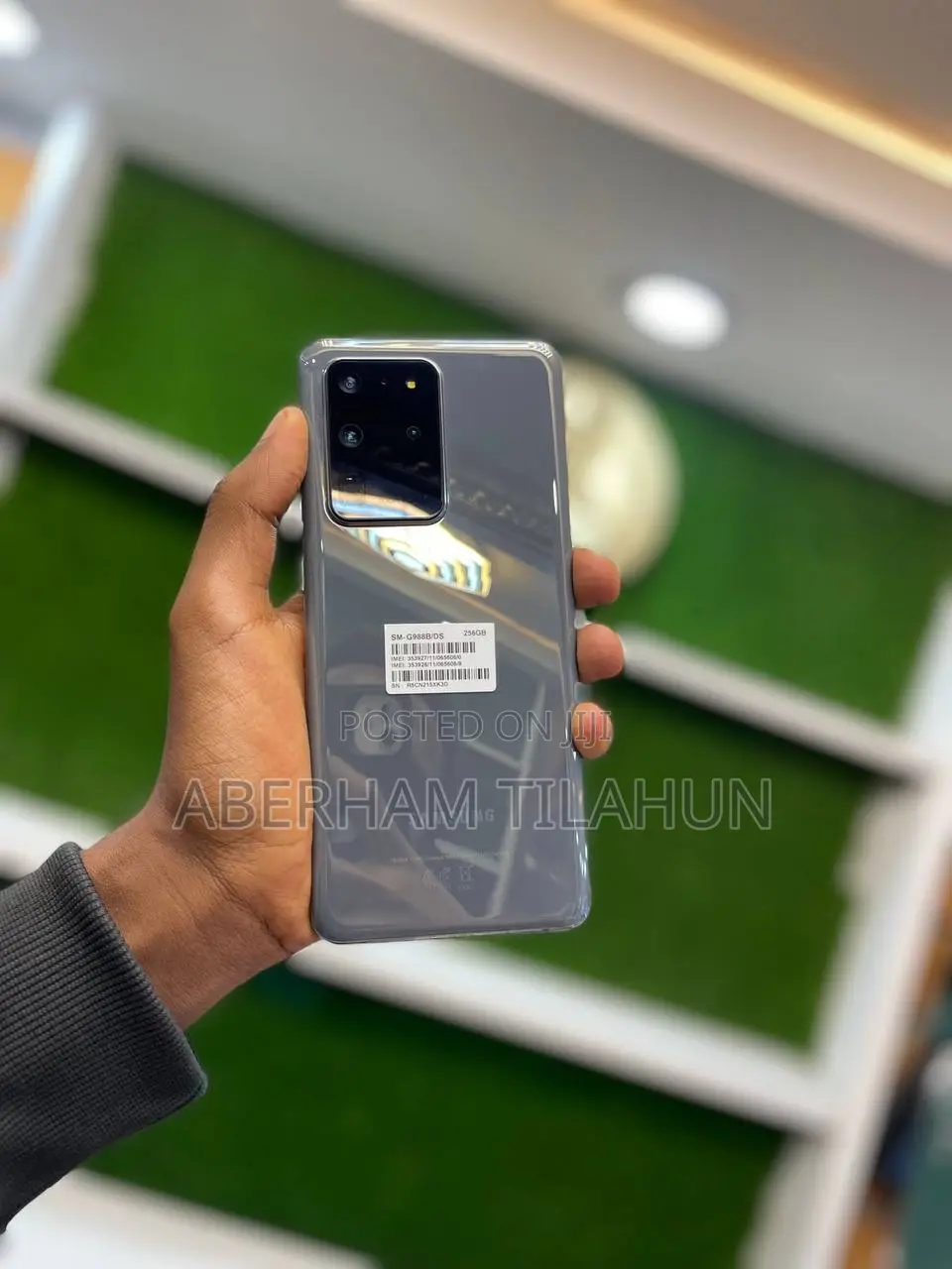 New Samsung Galaxy S20 Ultra 5G 256 GB Silver