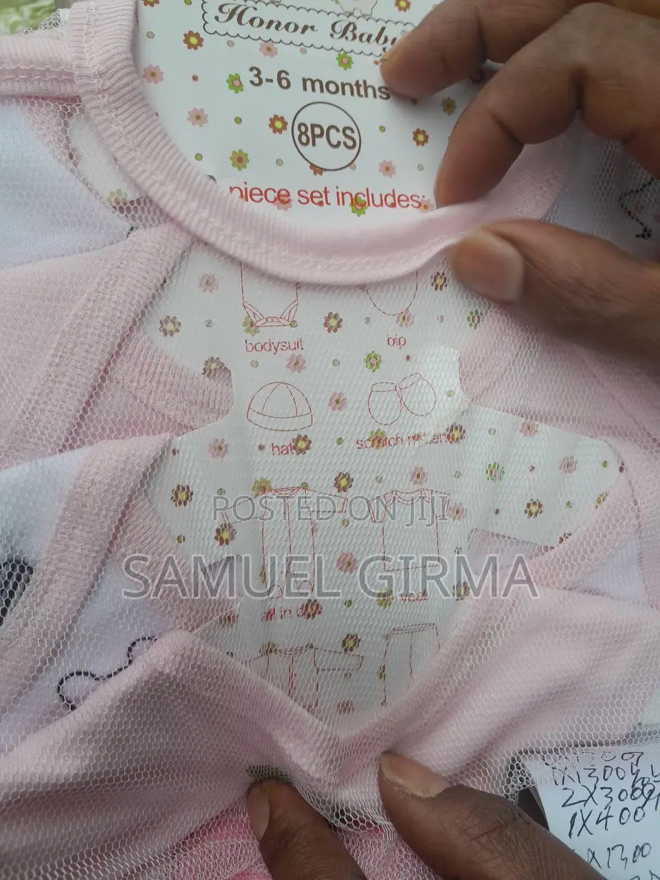 የአራስ ህፃናት 8 ፒስ/ 8 Pieces ልብስ