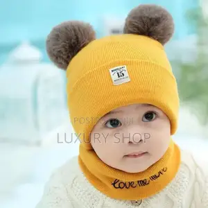 Kids Windproof Hat and Scarf