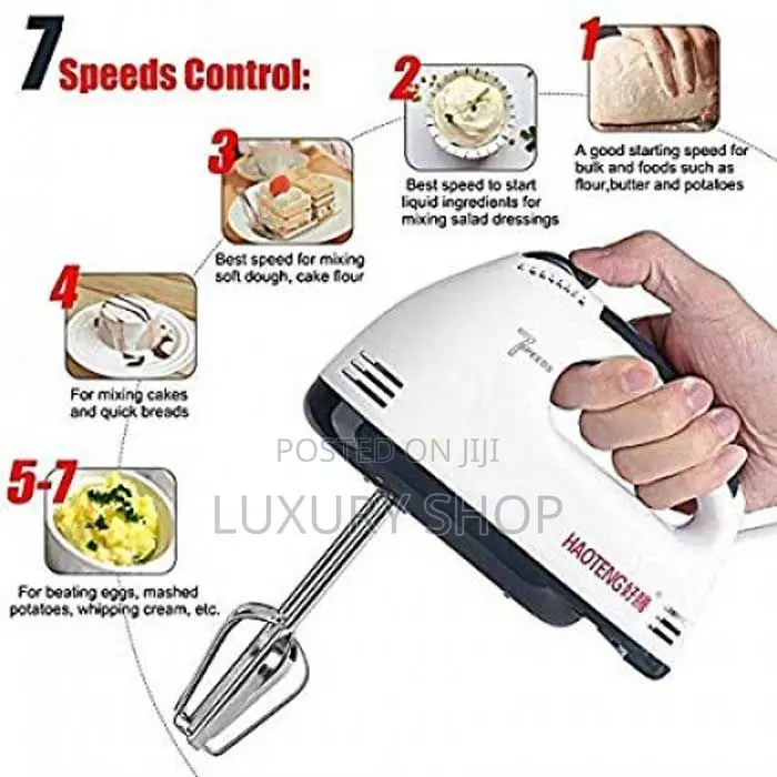 Hand Mixer የእንቁላልና ሊጥ መምቻ