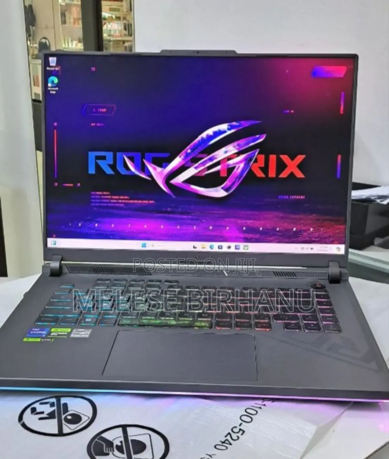 New Laptop Asus ROG Strix G16 G614 16GB Intel Core I7 SSD 1T