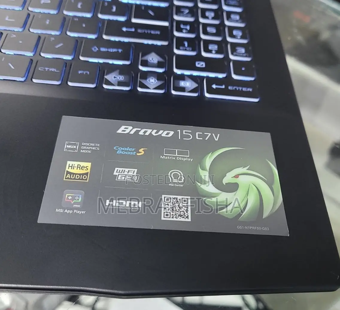 New Laptop MSI 16GB SSD 512GB