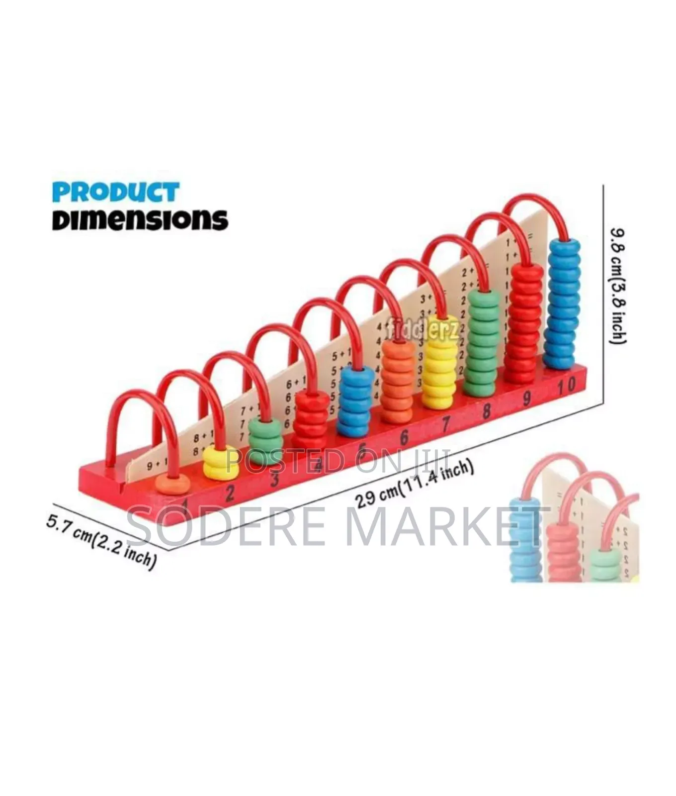 Wooden Double Sided Calculation Abacus