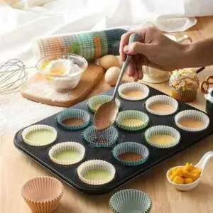 12 Holes Silicone Baking Muffin (Free Delivery)