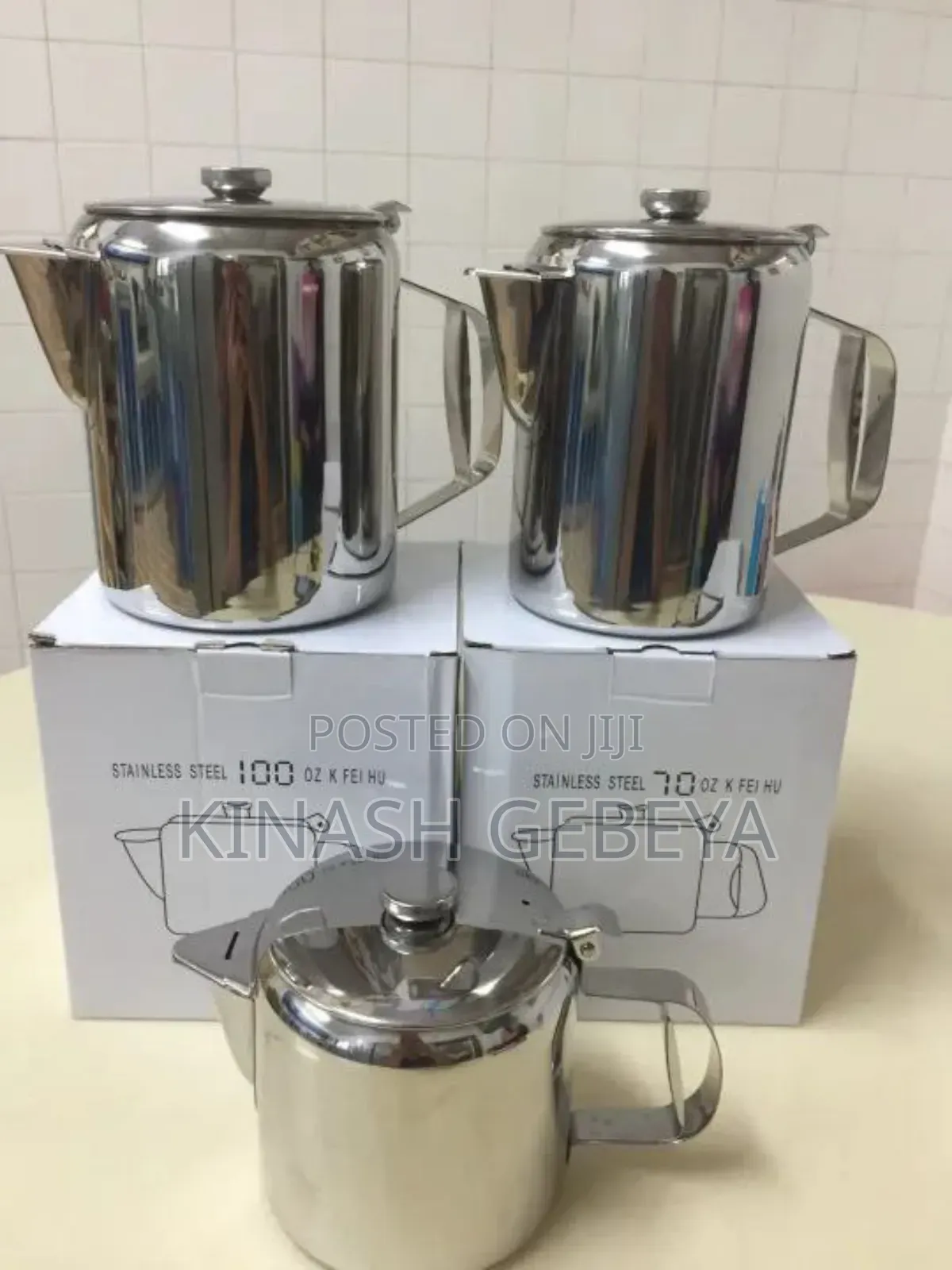 2litre Stainless Steel Milk Boiler(ወተት ማፊያ)