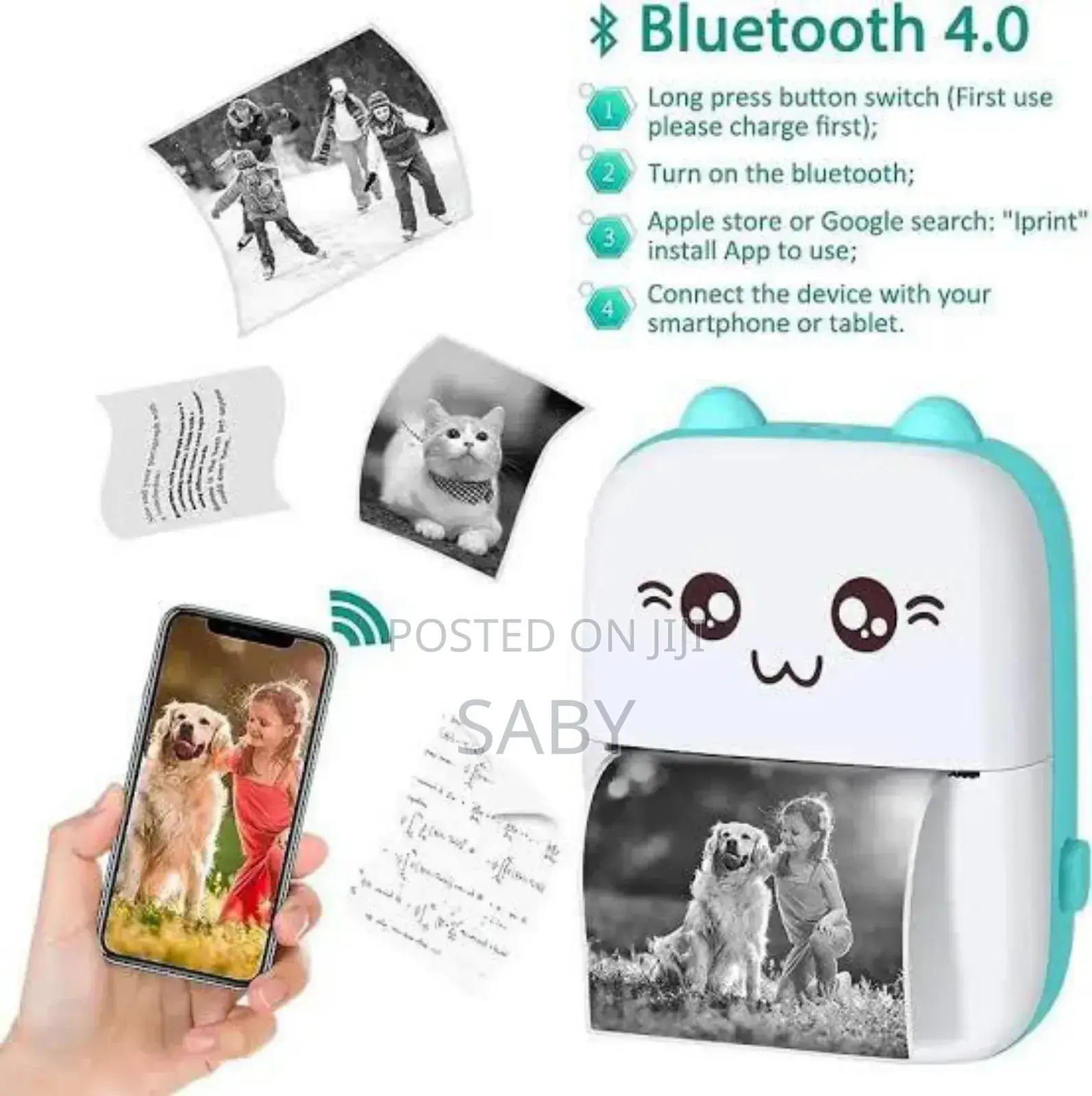 Portable Mini Bluetooth Printer