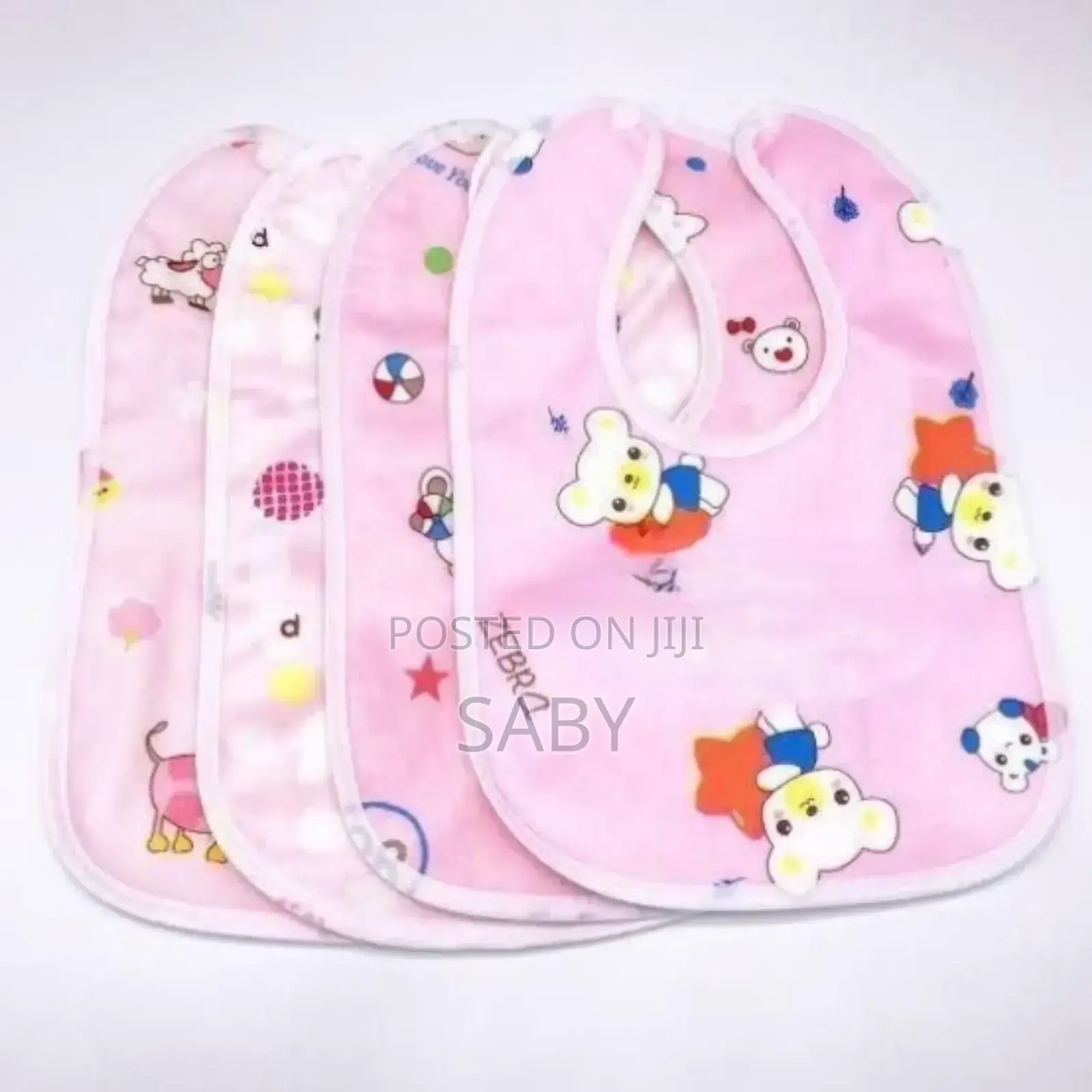 5pc Waterproof Baby Bibs(የለሀጭ)