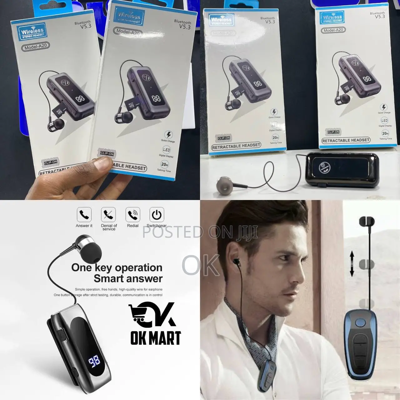 Retractable Headset