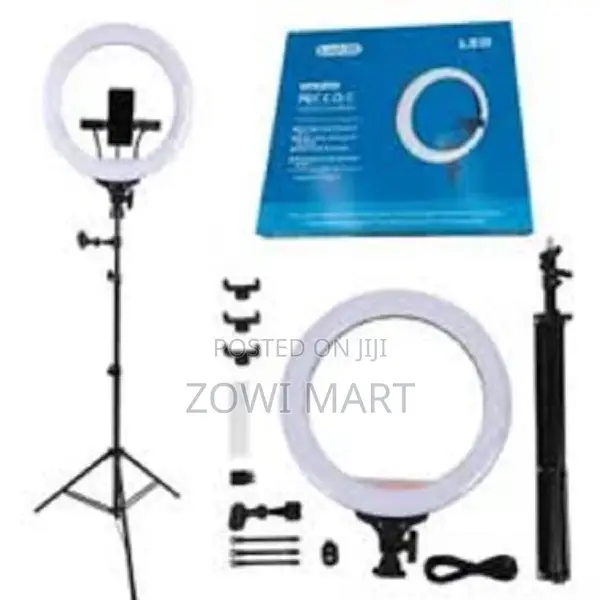 18-inch Ring Light With Remote, Stand Colour Modes