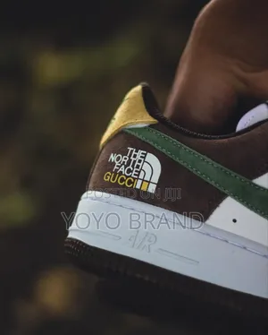 Nike Air Force 1 North Face Gucci