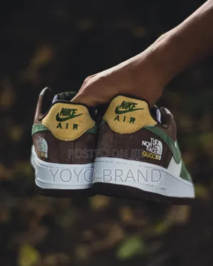 Nike Air Force 1 North Face Gucci