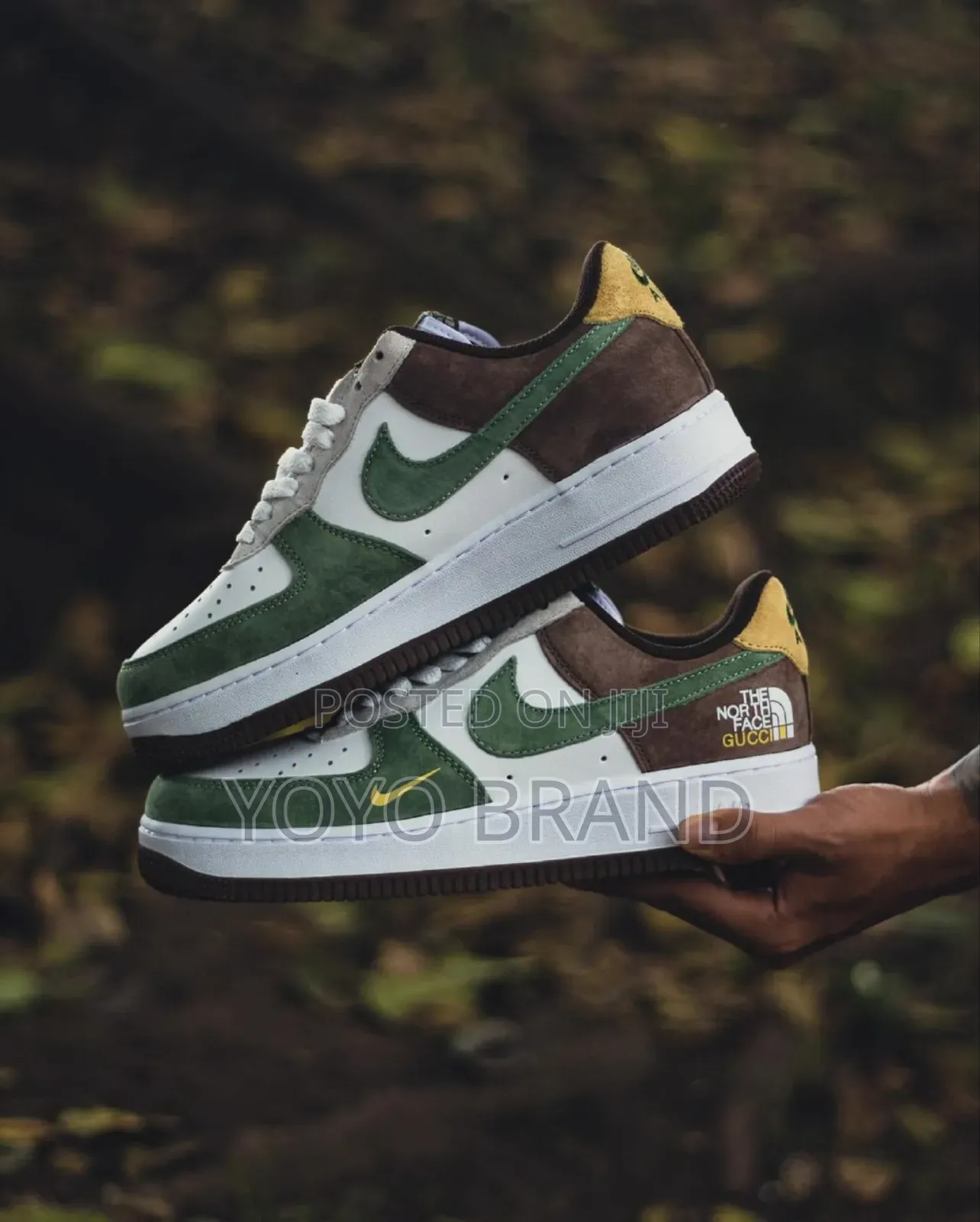 Nike Air Force 1 North Face Gucci