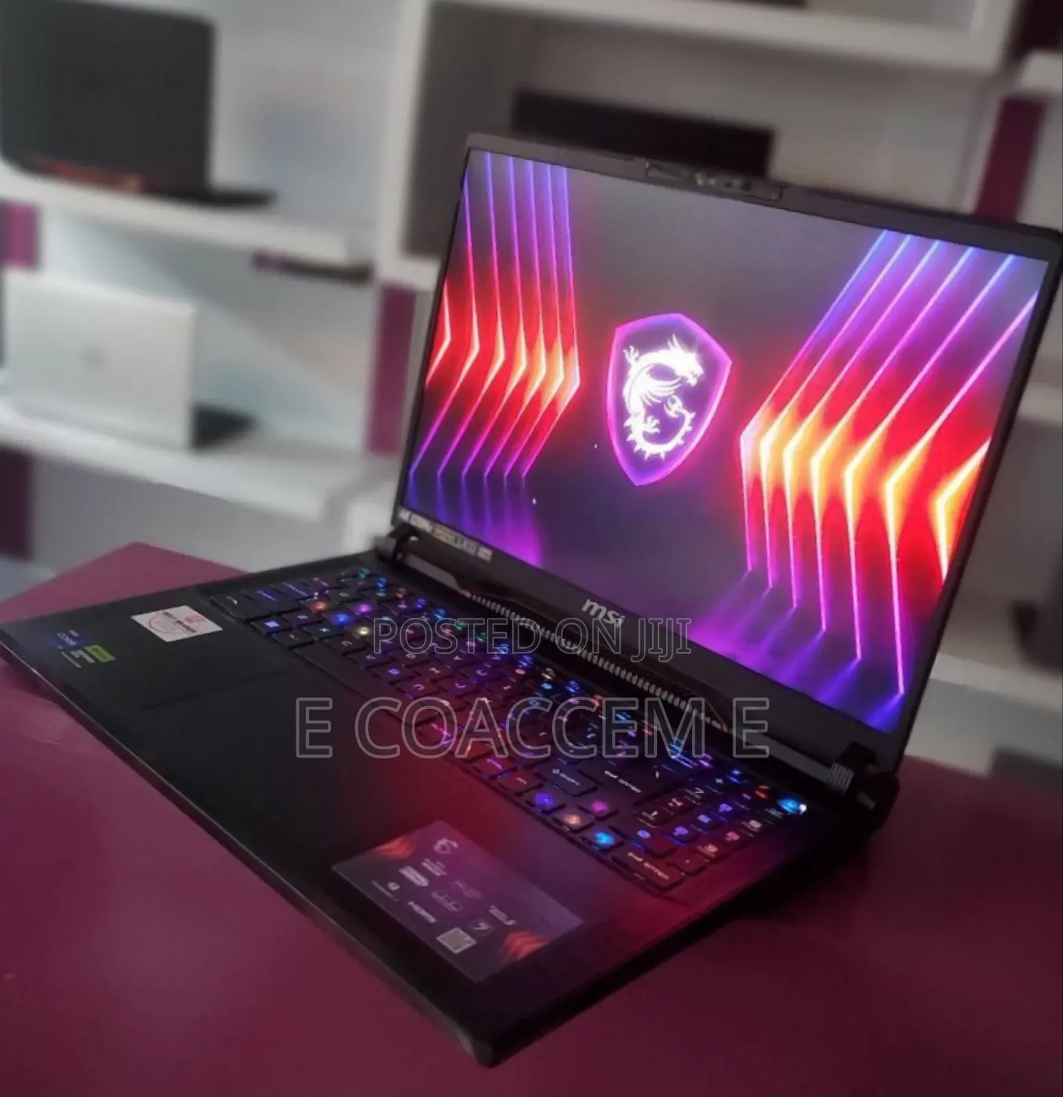 New Laptop MSI GE66 Raider 64GB Intel Core I9 SSD 2T