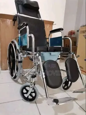 Reclining High-back Wheelchair With Commode\Wheelchair