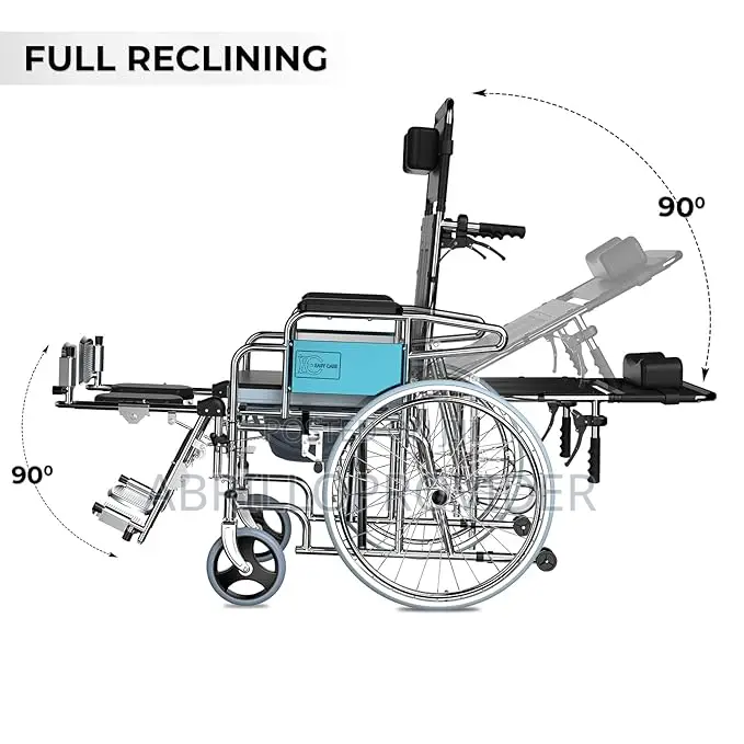 Wheelchair Folding, Portable With Toilet, Wheelchair
