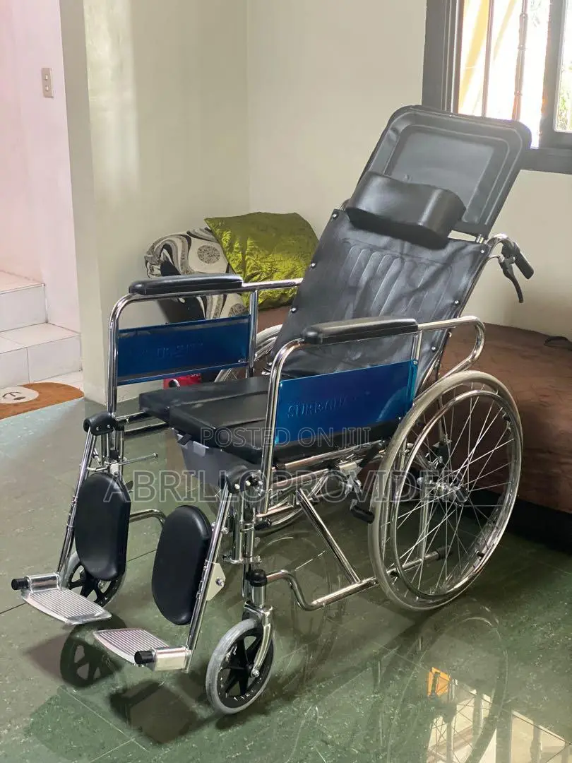 Multifunctional Reclining Commode Wheelchair\Wheelchair