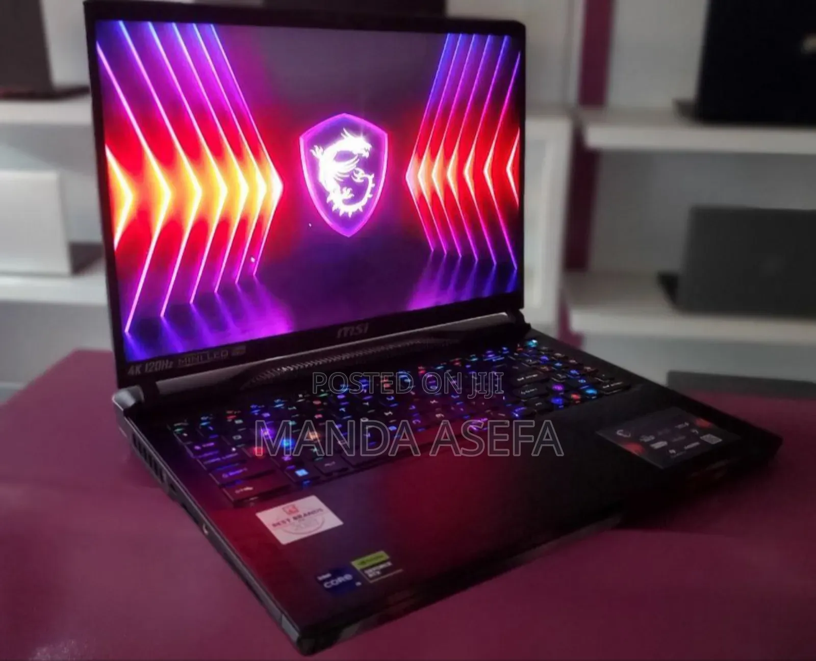 New Laptop MSI 64GB Intel Core I9 SSD 2T