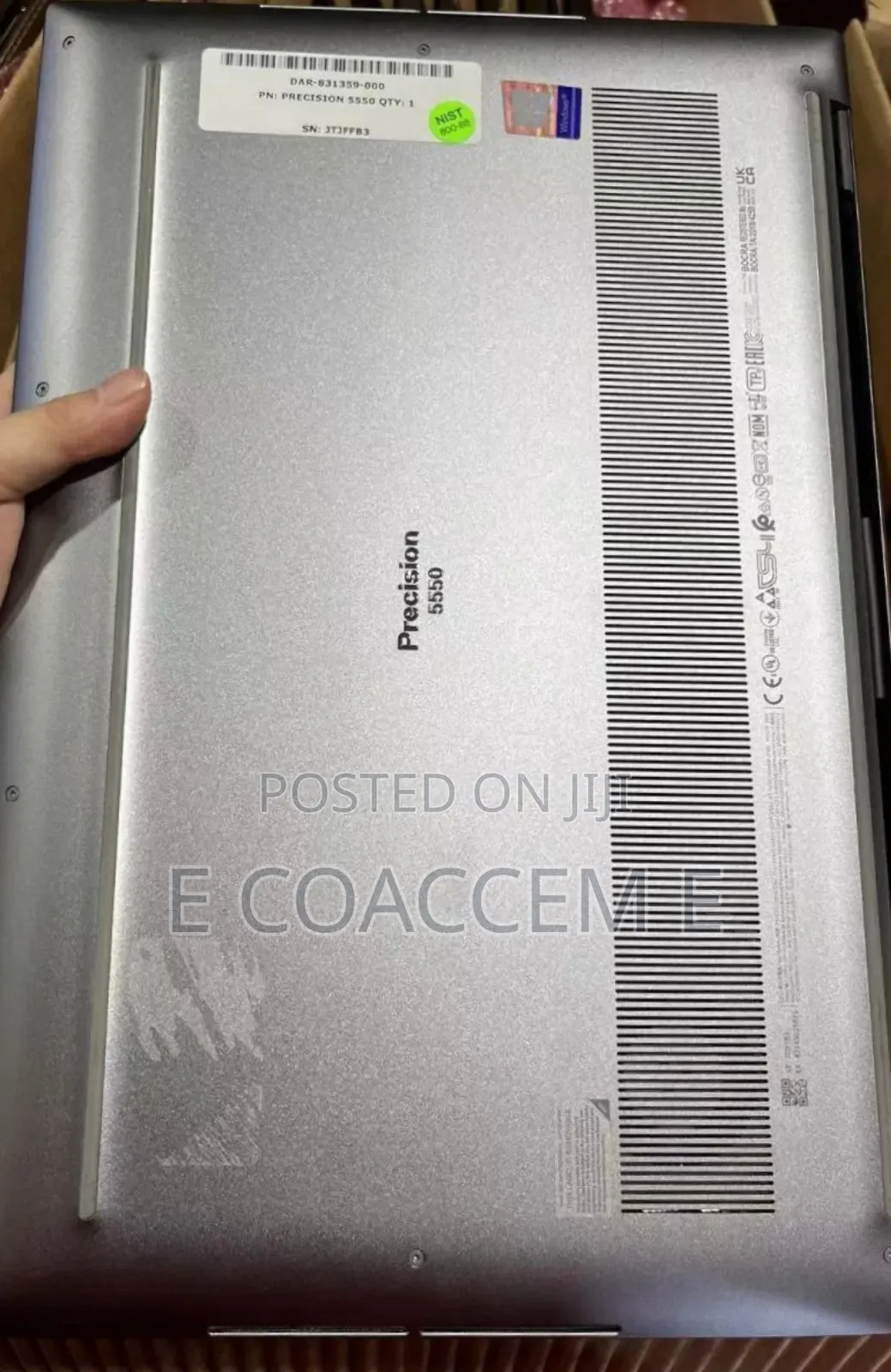 New Laptop Dell XPS 15 32GB Intel Core I7 SSD 512GB