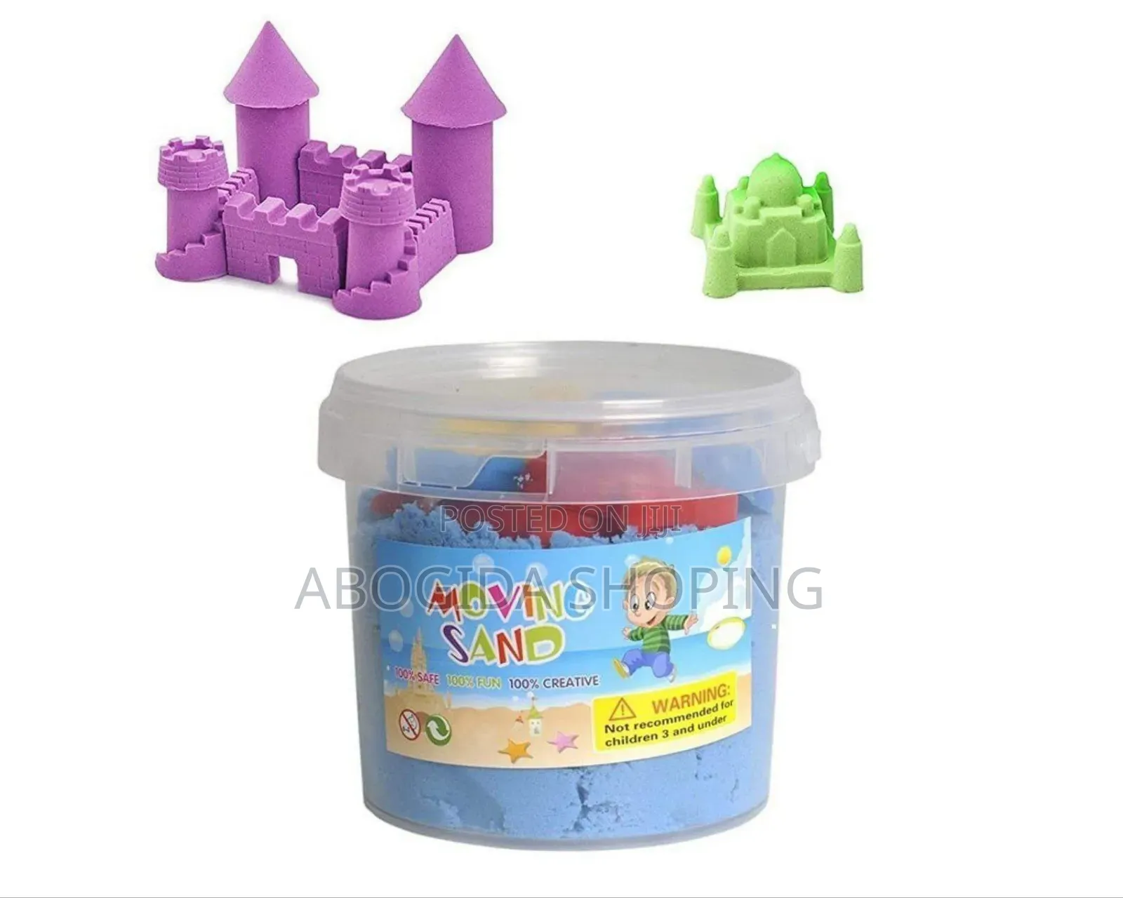 DIY Colorful Cotton Sand Mini Bucket