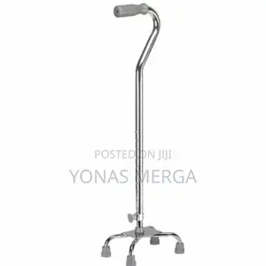 Photo - Walking Stick/ከዘራ/Quad Cane With Small Base and Vinyl