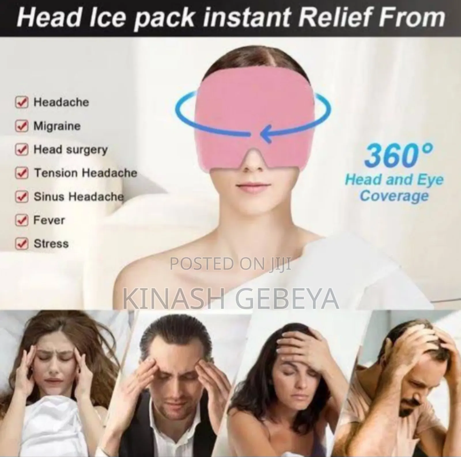 Migraine & Headache Relief Gel Cap(ራስ ምታት ማስለቀቂያ)
