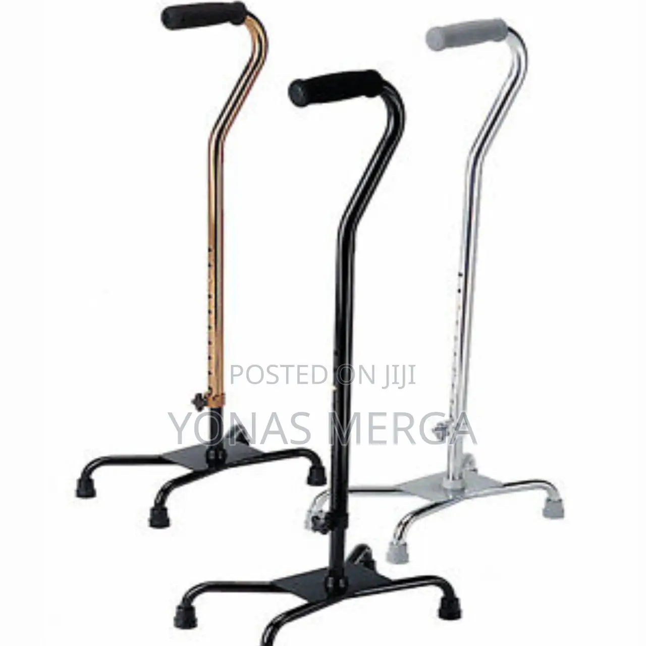 Patterson Medical Adjustable Tripod Walking Stick/Wide Base