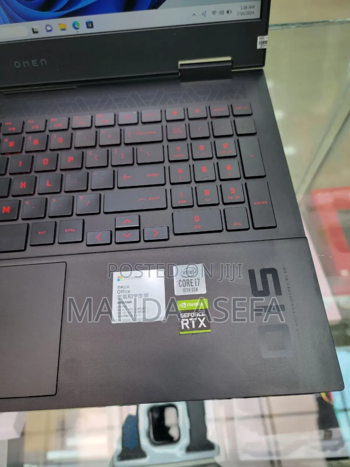 New Laptop HP Omen 15 16GB Intel Core I7 SSD 1T