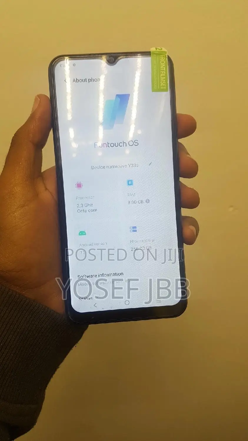 New Vivo Y33s 128 GB Black