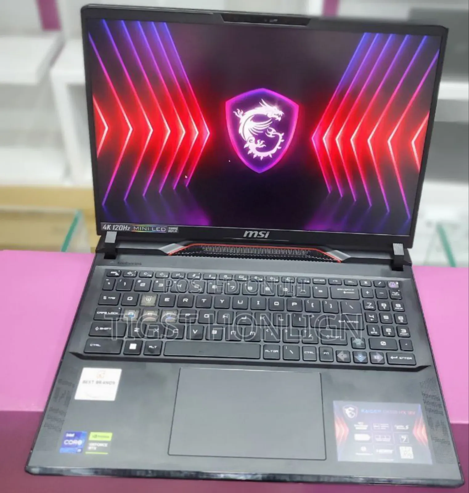 New Laptop MSI 64GB Intel Core I9 SSD 2T