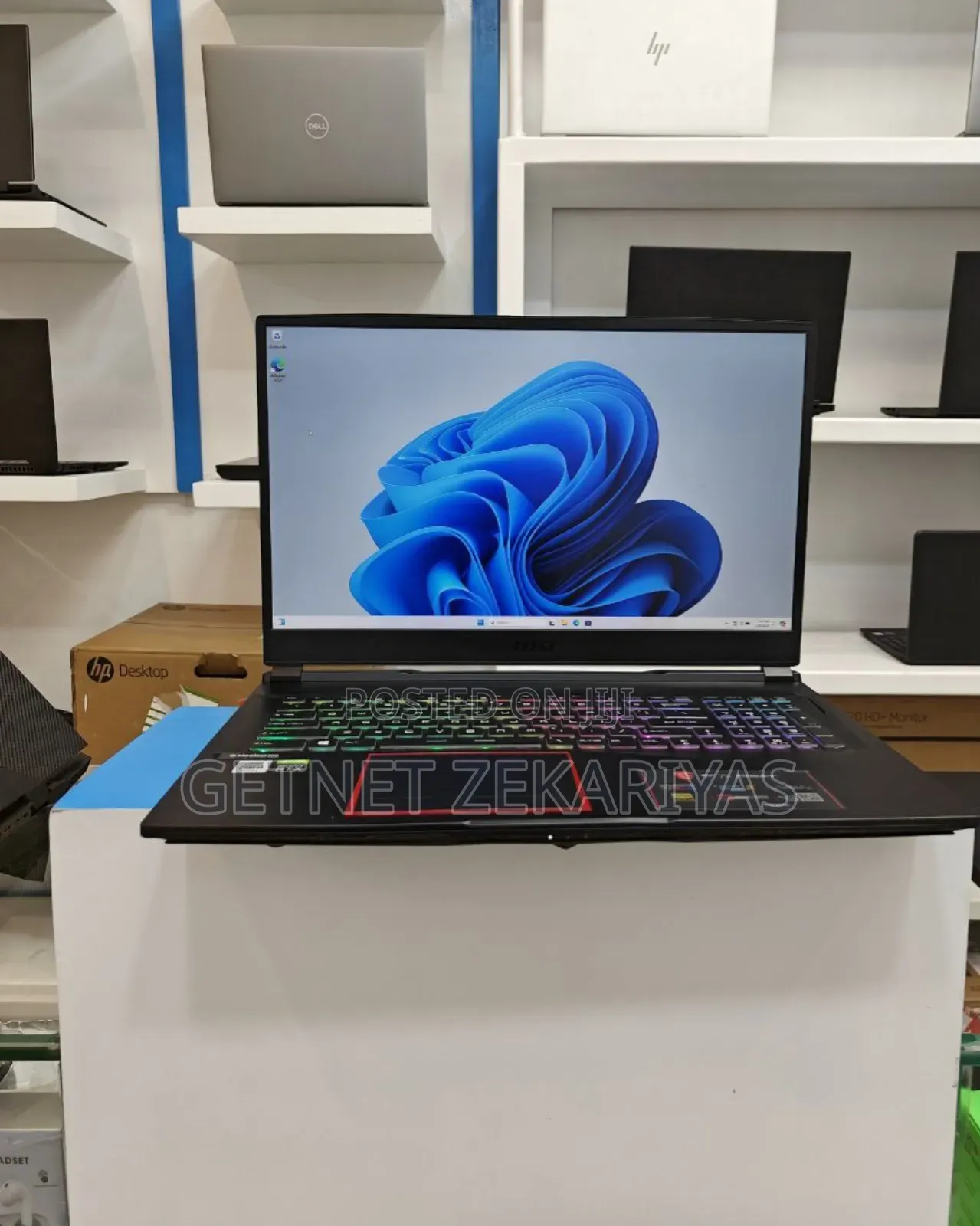 New Laptop MSI 16GB Intel Core I7 HDD+SSD 512GB