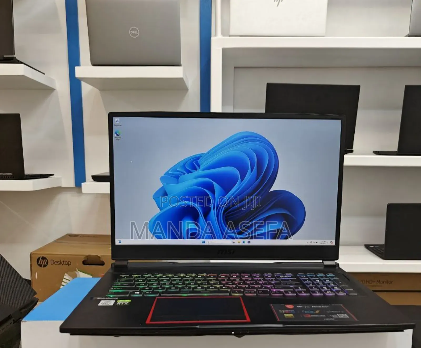 New Laptop MSI 16GB Intel Core I7 HDD+SSD 512GB