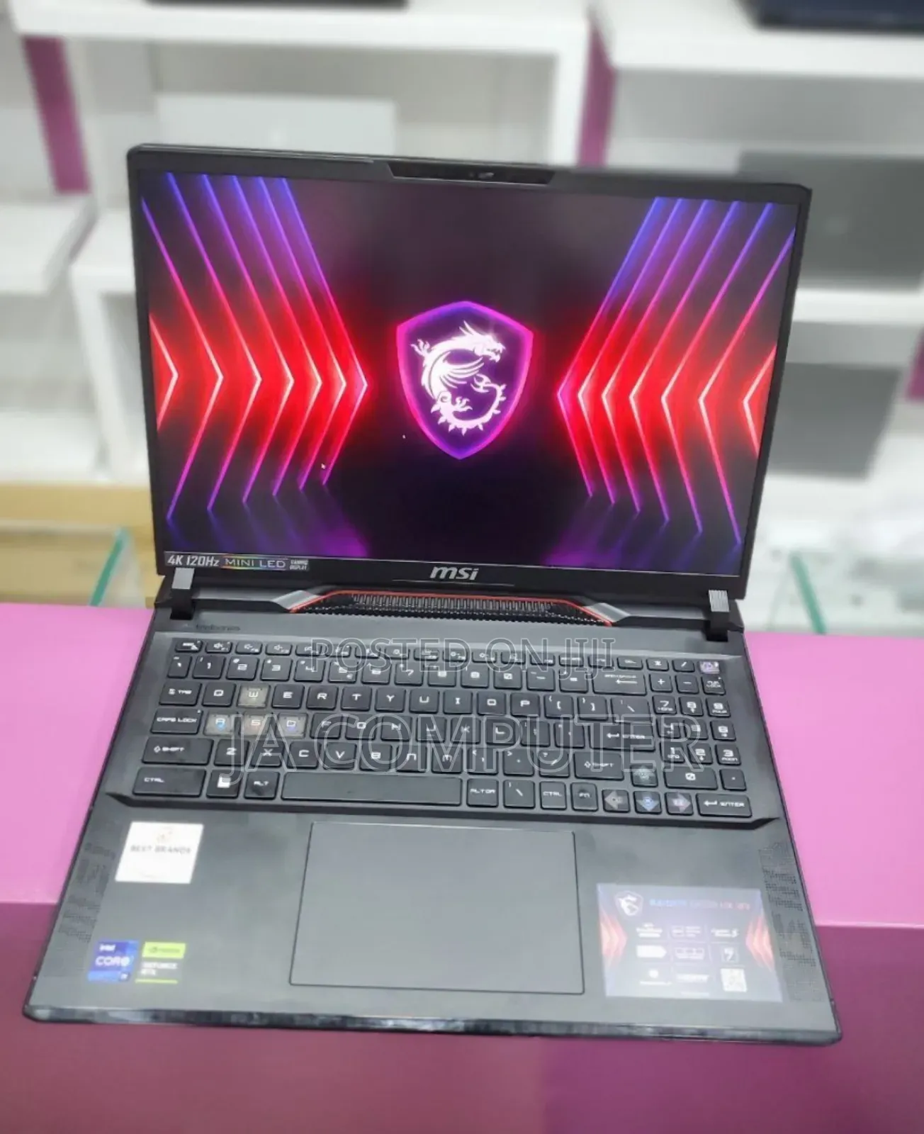 New Laptop MSI GF63 64GB Intel Core I9 SSD 2T