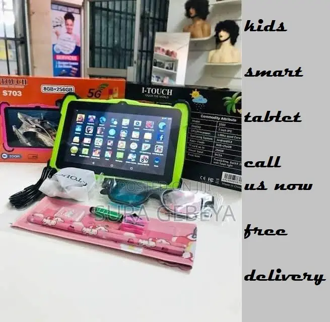 ለልጁ የተሻለውን ለሚመርጥ ለመማሪያ እና ለ ጌም ምቹ Smart Kids Tab Call Us