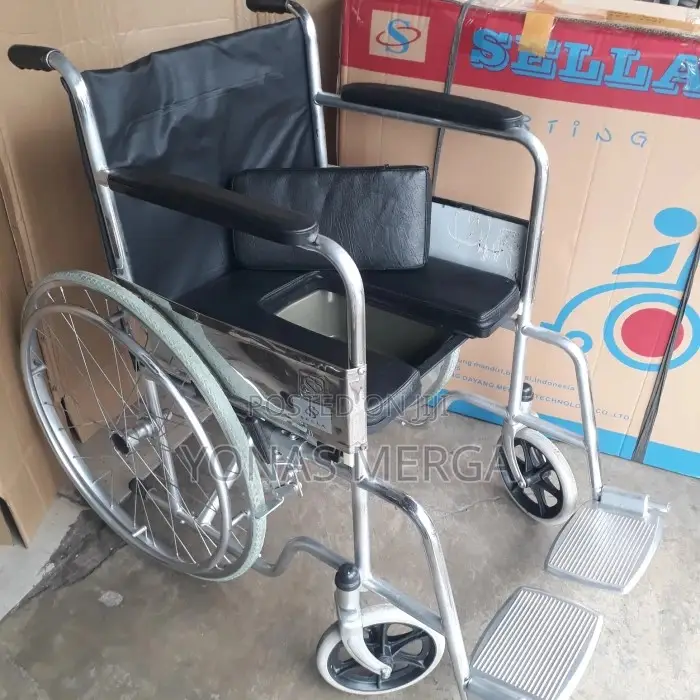 Wheelchair Hand Brakes Handrails Adult/Travel Wheelchair