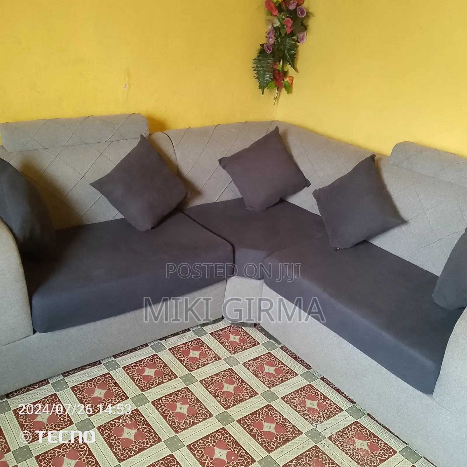 የሚሸጥ ኤል ሸፕ ሶፋ