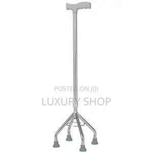 Photo - Medical Rehabilitation and Elderly Use Crutch