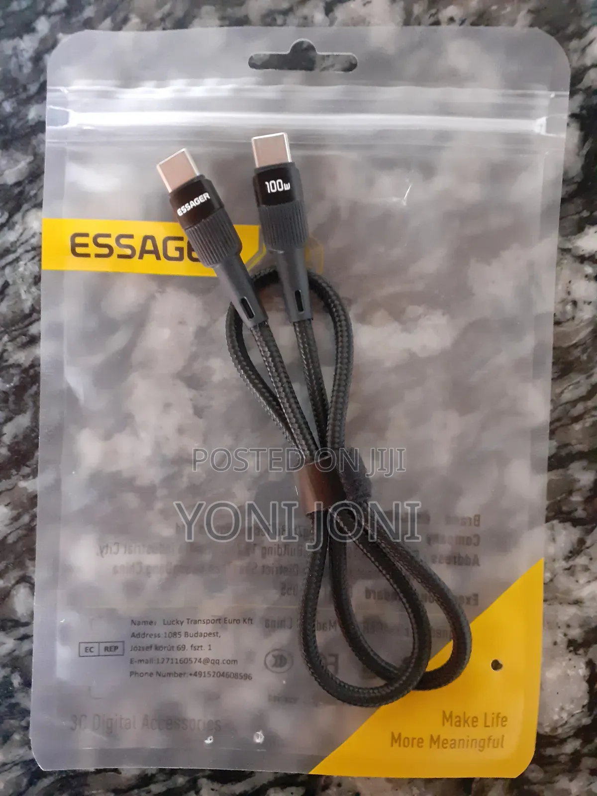 Cable Type C With Type C Cable