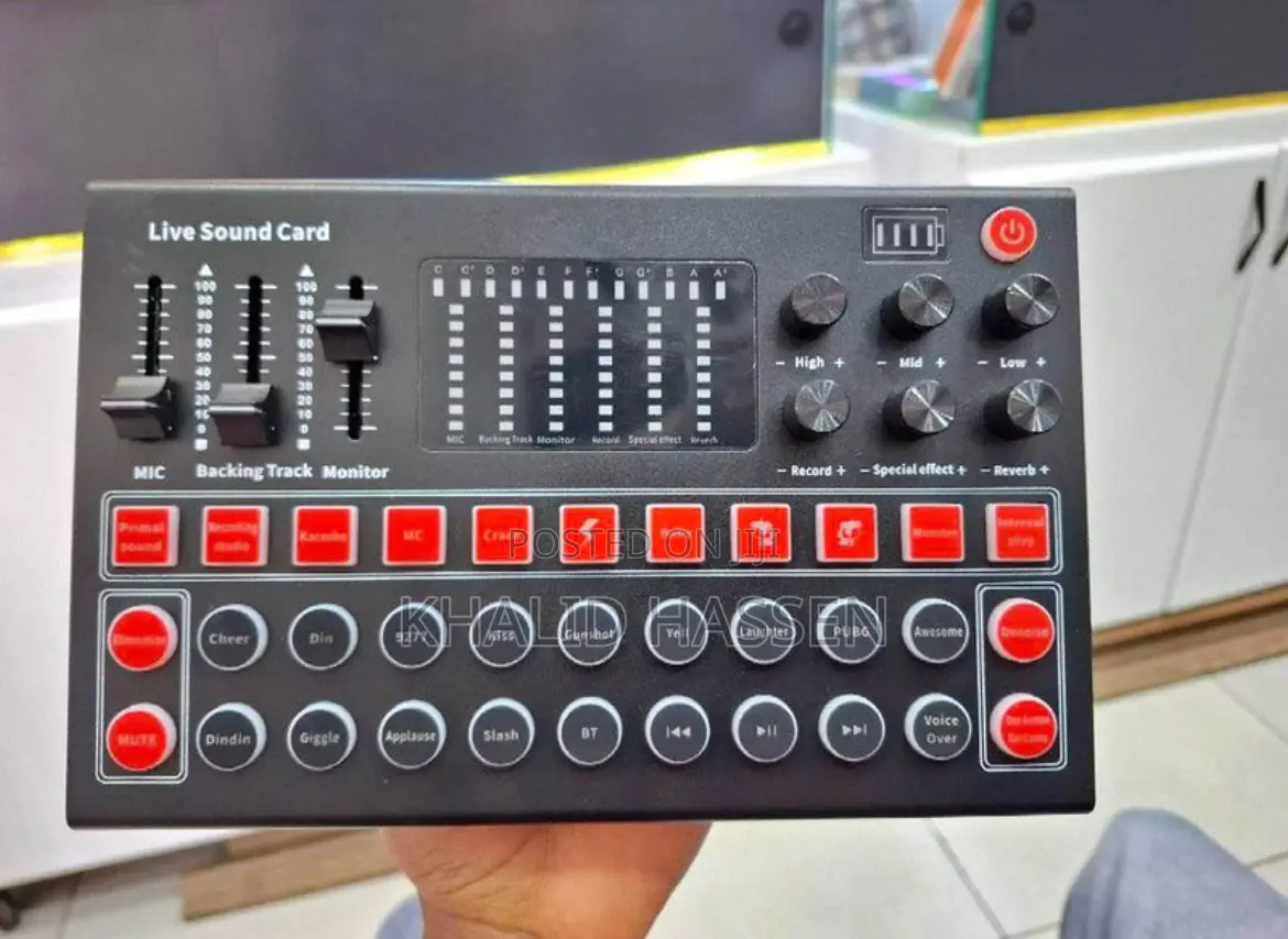 Live Sound Card Addis Packed Free Delivery